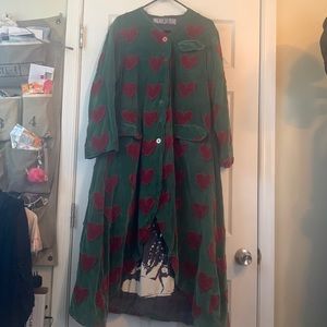 Magnolia Pearl Heart Appliqué Emery Coat